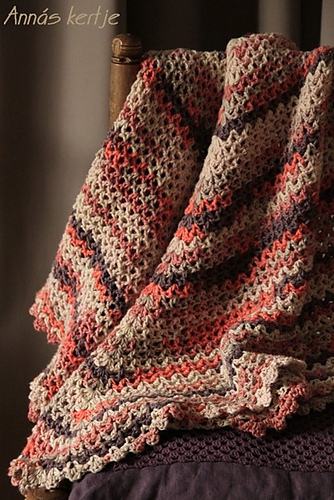 Summer sunset poncho (Nyári naplemente poncsó)
