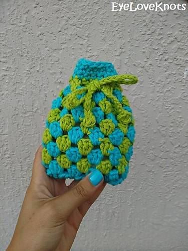 Granny Square Soap Cozy (or Small Gift Bag!)