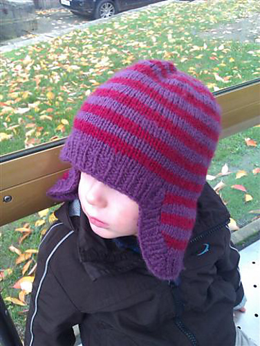 kid's earflap beanie