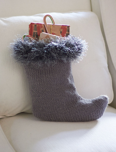 Fur Cuff Stocking