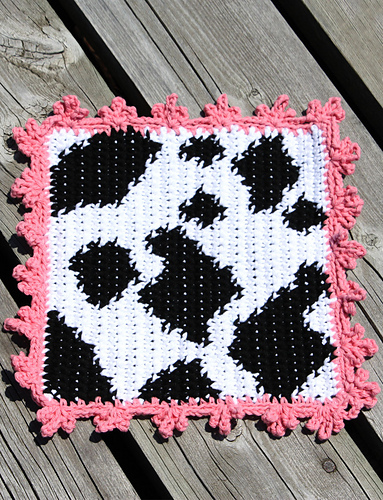 Cow Dishcloth