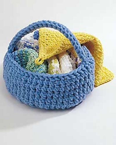 Fast & Easy Crochet Gift Basket