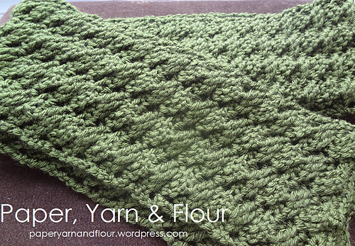 Crochet Scarf:  Chunky Twists & Cables