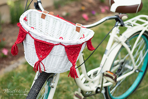 Bike Basket Bunting