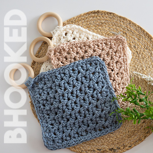 Quick Farmhouse Crochet Dishcloth