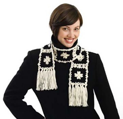 Granny Square Scarf #50181