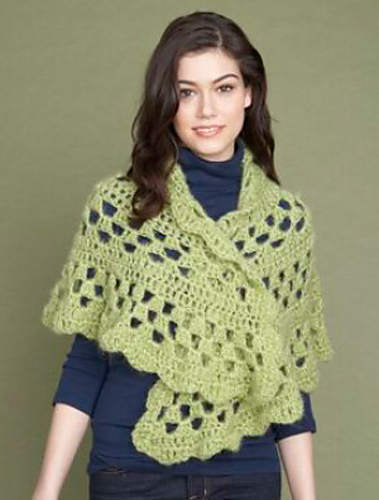One Ball Half Moon Shawl #60831A