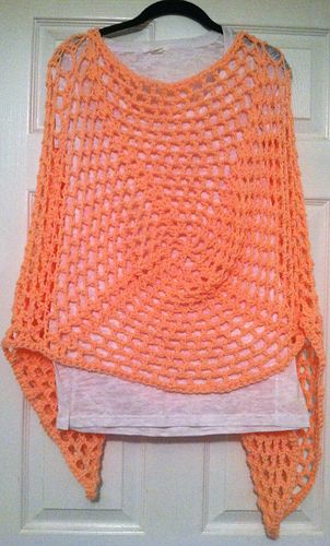 Summer Peach Tea Poncho