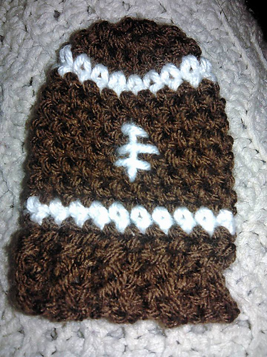 Football newborn mittens