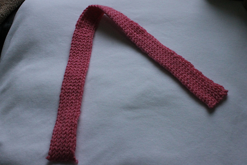 slip stitch doll scarf