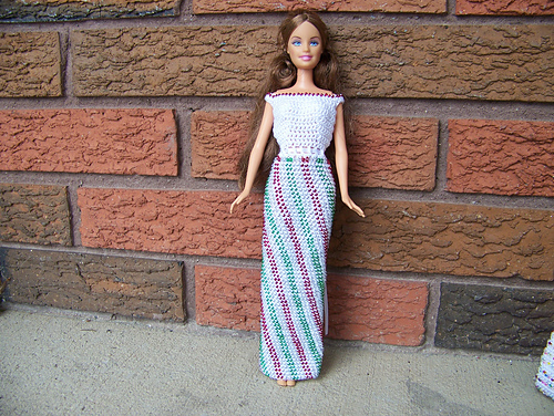 Miss Joan's Barbie Dress