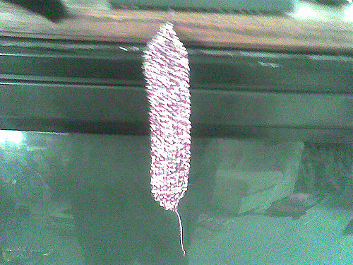 Moss stitch bookmark