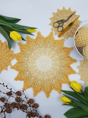 Ray of Sunshine - Coaster and Mandala