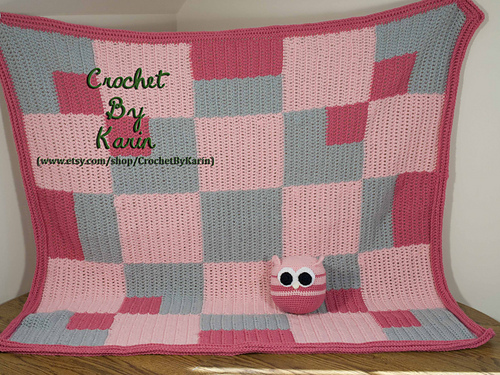 Pinks on Pink Crochet Blanket