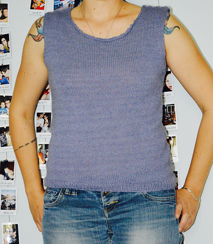Retro Yarn Sleeveless Sweater