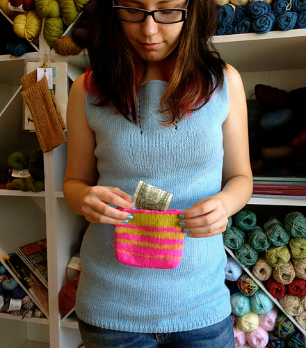 Two Color Coin Purse