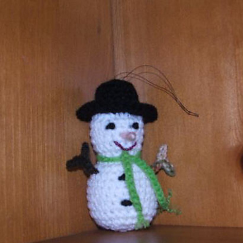 Snowman Ornament 4 1/2"