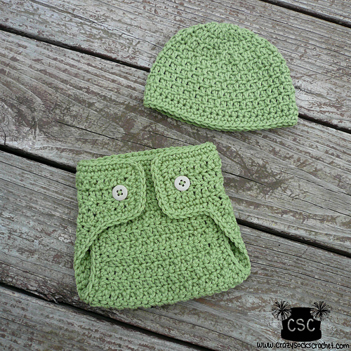 Diaper Cover and Beanie