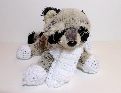 Scarf and Booties for a Stuffed Animal