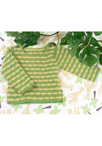 Devon Striped Baby Sweater