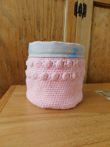 Puff Stitch Basket