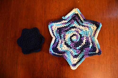 Star Coaster and Dishcloth
