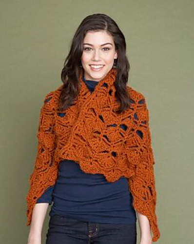 Lacy Openwork Wrap / Throw #70062
