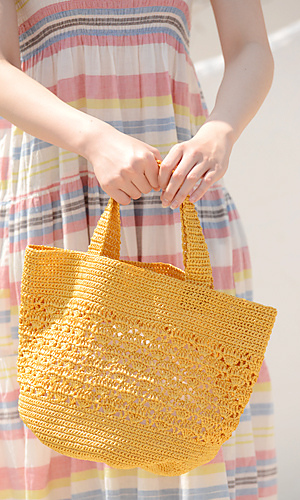 Raffia Marché Bag