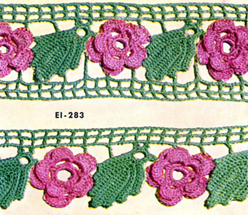 Rose Edging & Insertion #EI-283