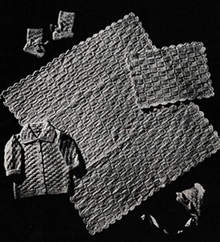 Baby’s Six-Piece Knitted Set, #6008