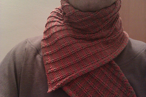Goldfish triangle scarf