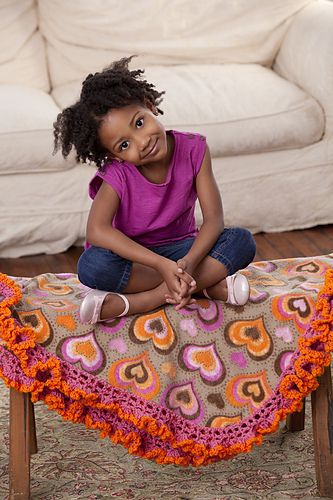 Girlie Fleece Blanket Edging