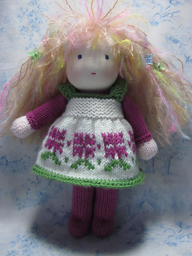 Waldorf Doll with knit body