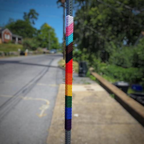 Pride Flag Pole Wrap (tall)
