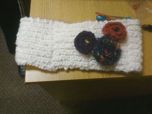 Wrap Headband With Flowers