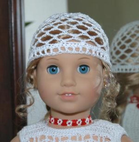 American Girl Doll Lace Hat