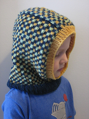 Kids' Dice Check Balaclava