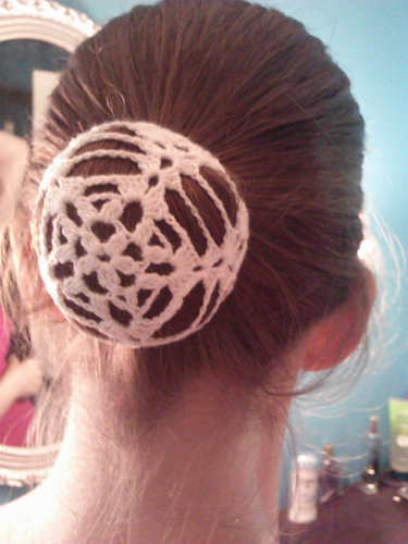 Abstract Floral Bun Cover