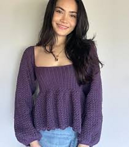 Babydoll top & dress (with sleeves)