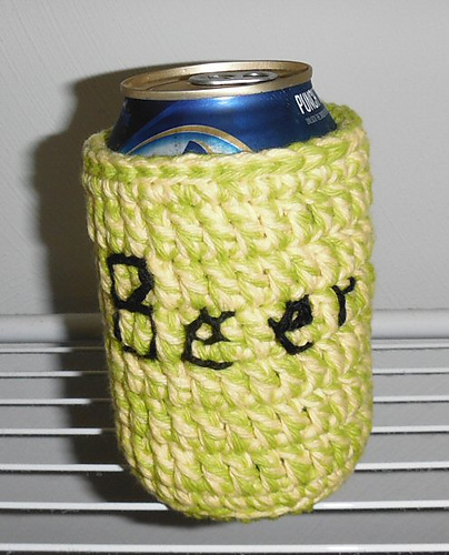King of Beer Cozy Coaster