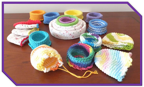 Foldable Basket Reticule