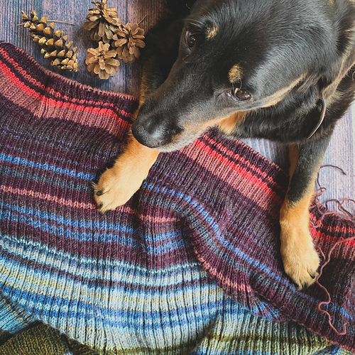 Ribbed temperature blanket or scarf