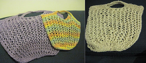 Knitted Mesh Grocery Bag