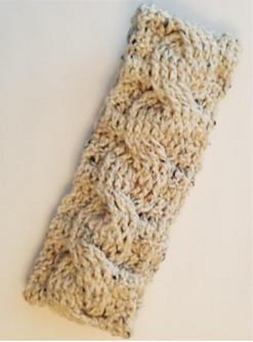 Crocheted Cabled Earwarmer