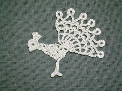 Peacock motif