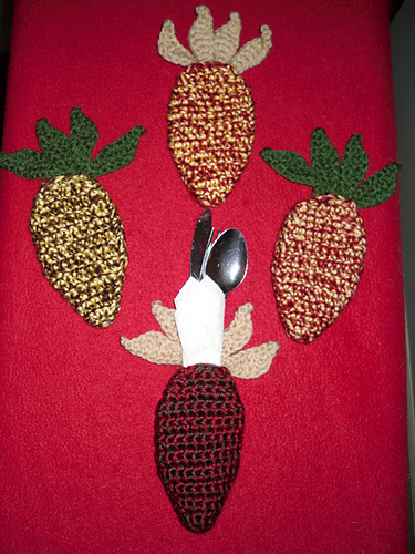 Indian Corn Utensil Holder