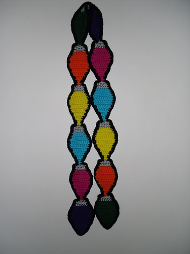 Christmas Lights Scarf