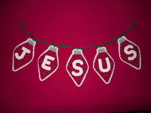 Christmas Lights Garland
