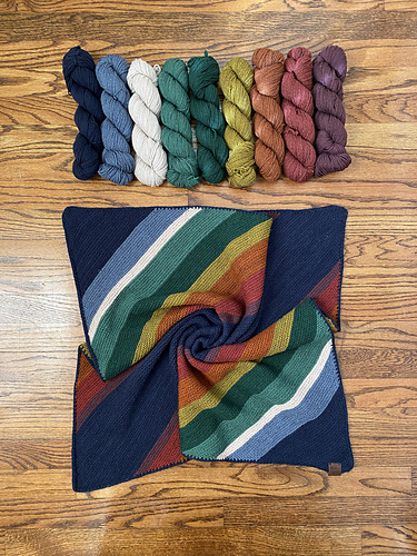 Sunset Baby Blanket