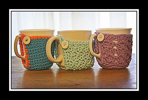 A Trio of Coffee Cozy Coasters